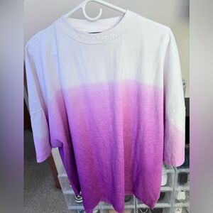 Palm angles gradient tee purple/white